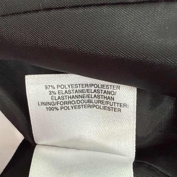 Women’s Kasper Open Front Patterned Long Sleeve Blazer Jacket Size 10P - Picture 13 of 16